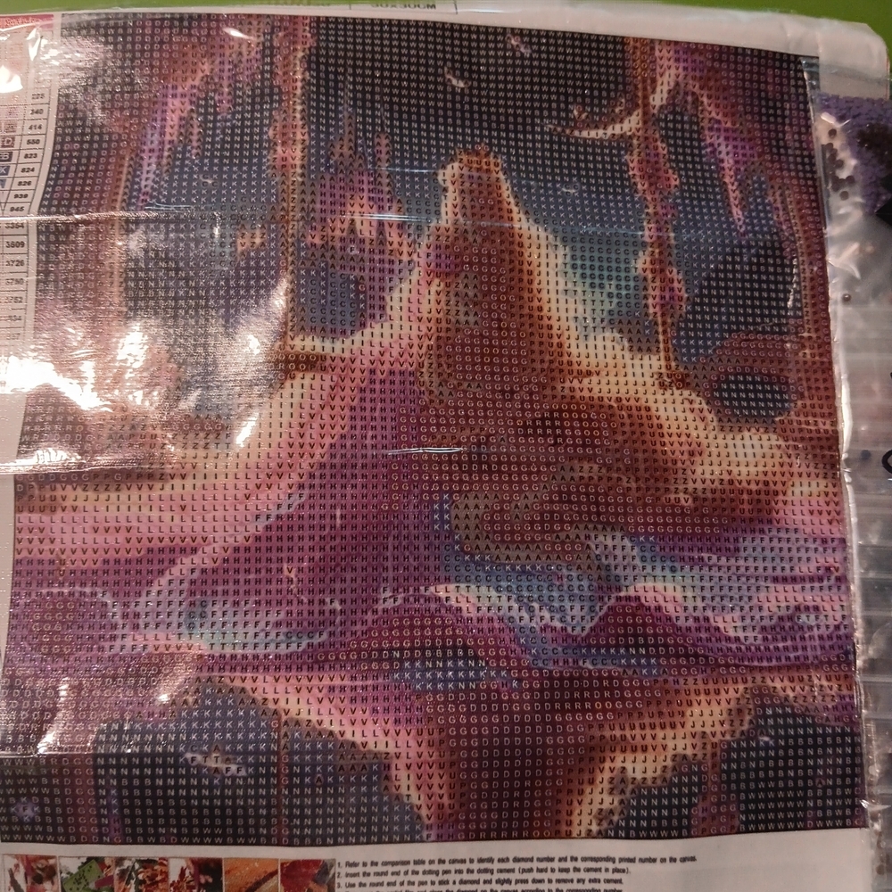 Colorful Sleeping Beauty Diamond Painting Kit 30x30